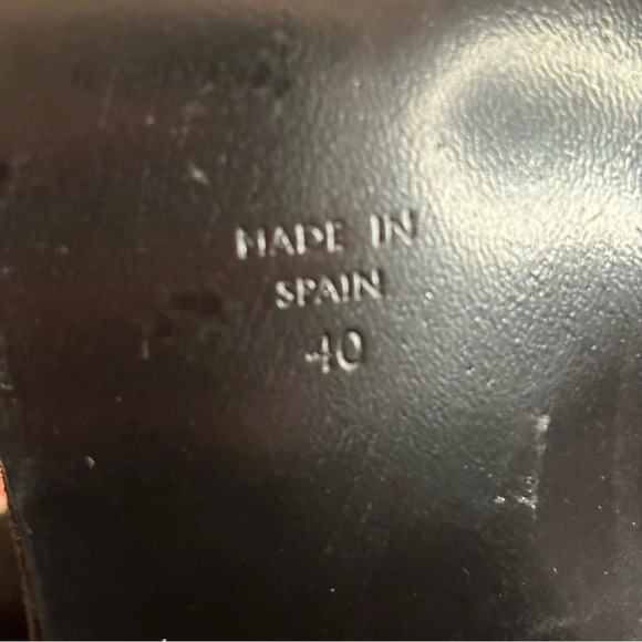 L’INTERVALLE Sz 40 Chelsea Shaft Suede Pointy Stacked Heel  Ankle Booties Boots - Picture 9 of 12